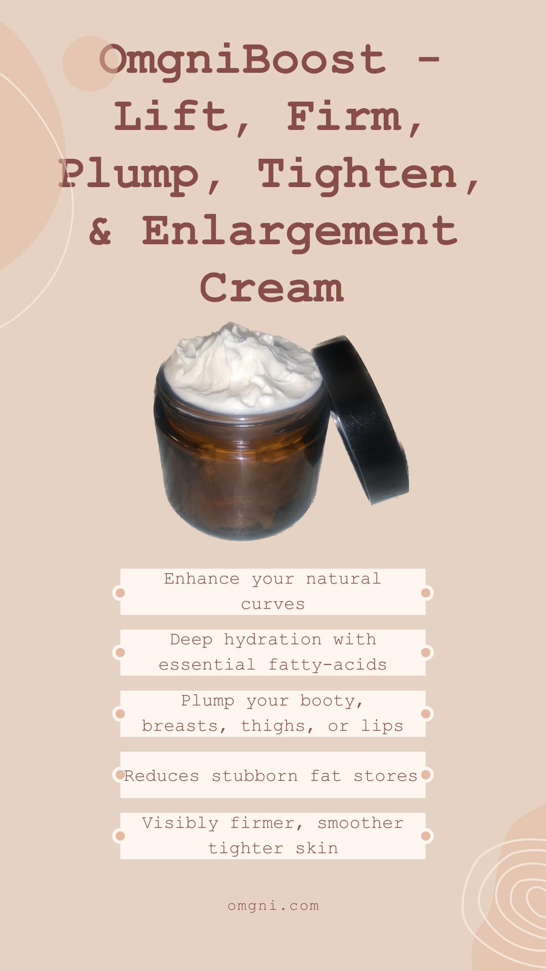 Omgni Boost - Lift, Firm, Plump, Tighten, & Enlargement Cream
